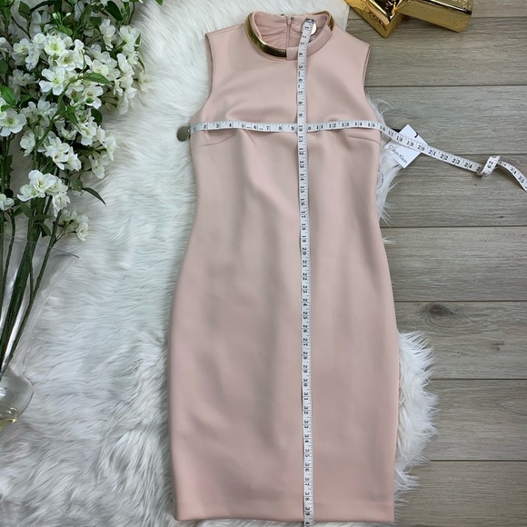 Women’s Sheath Dress With Necklace Detail - Picture 7 of 8